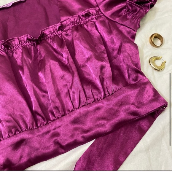 Vintage Silk Crop Top - Picture 4 of 7